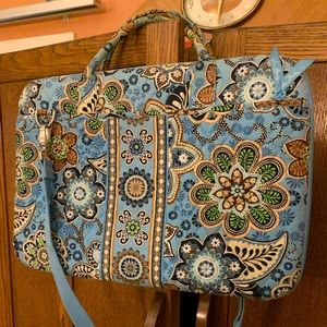 Vera Bradley Computer Bag in Bali Blue